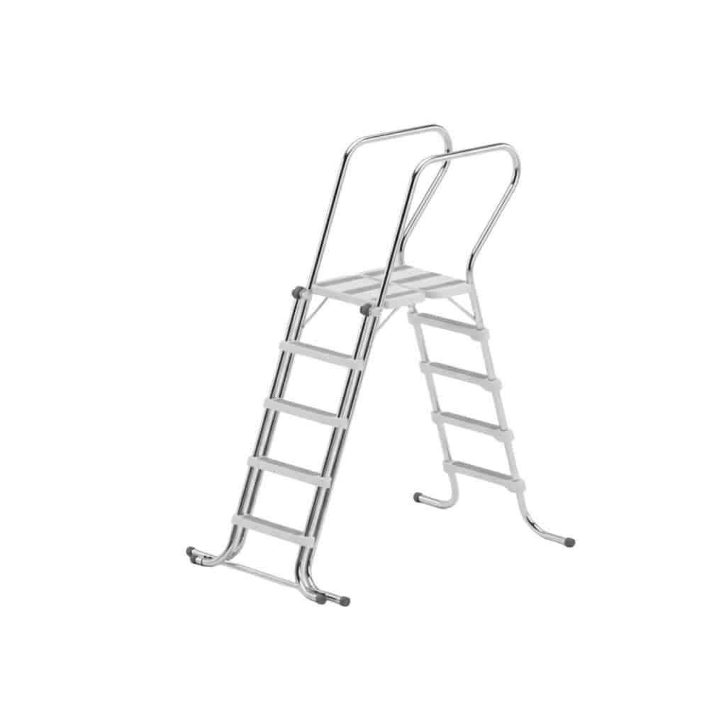 P39751 Echelle Double Piscine Luxe Inox Sécurité Piscine Hors Sol (3)