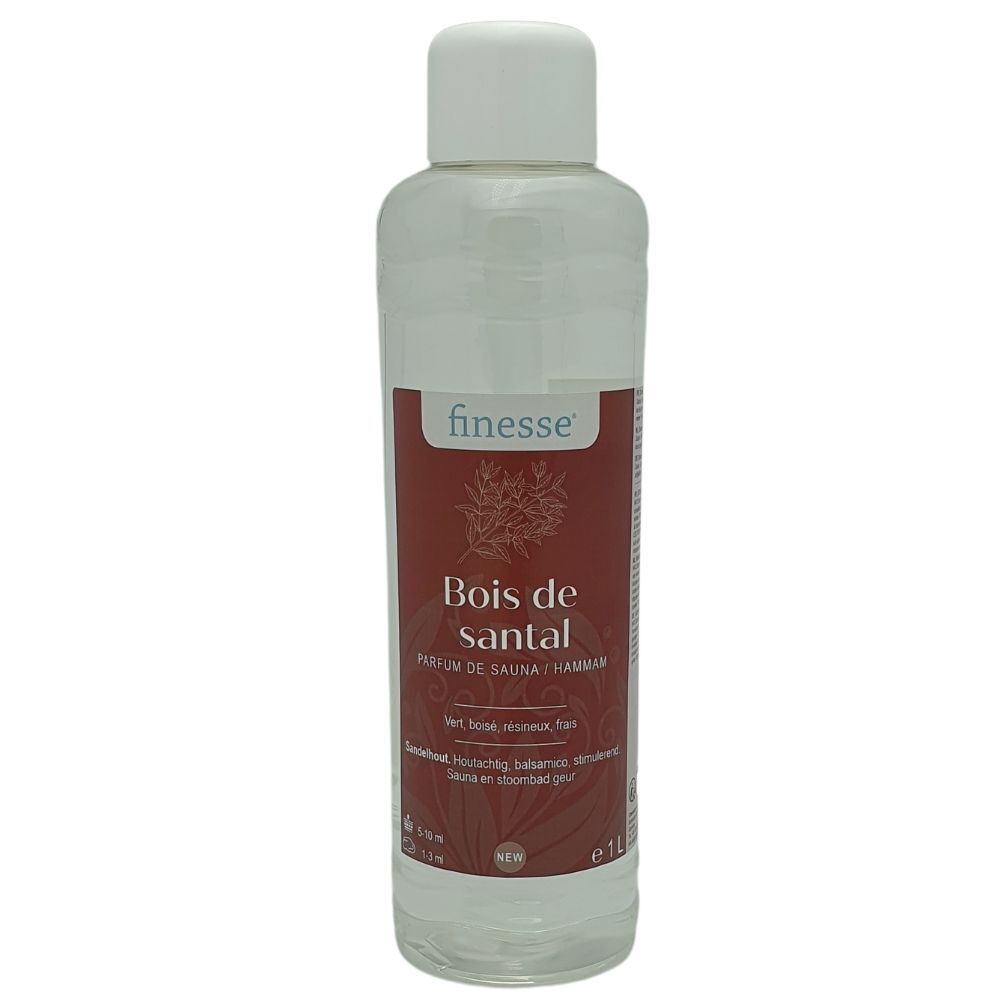 1517501FI FR Fragrance Sauna Hammam Senteur Bois de Santal 1 L FINESSE 4029156051304